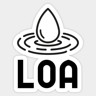 LOA - Law Of Attraction Sticker